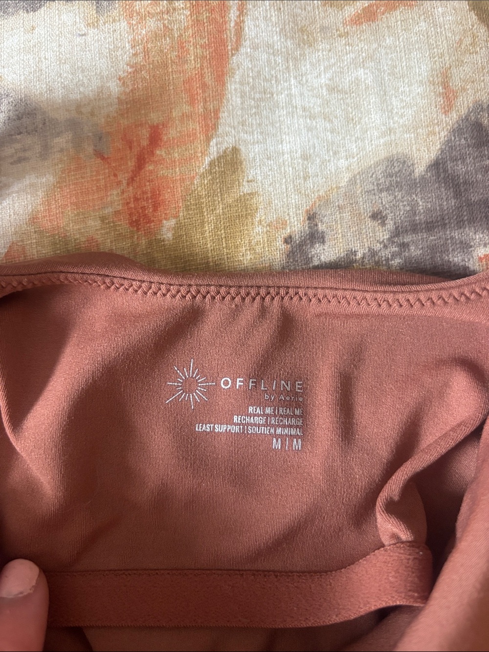 aerie Rust Scoop Neck Tank Top - Picture 3 of 3